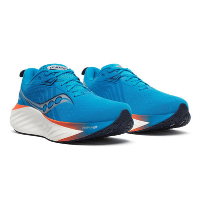 Saucony Men’s Triumph 22 - BlackToe Running#colour_viziblue-pepper