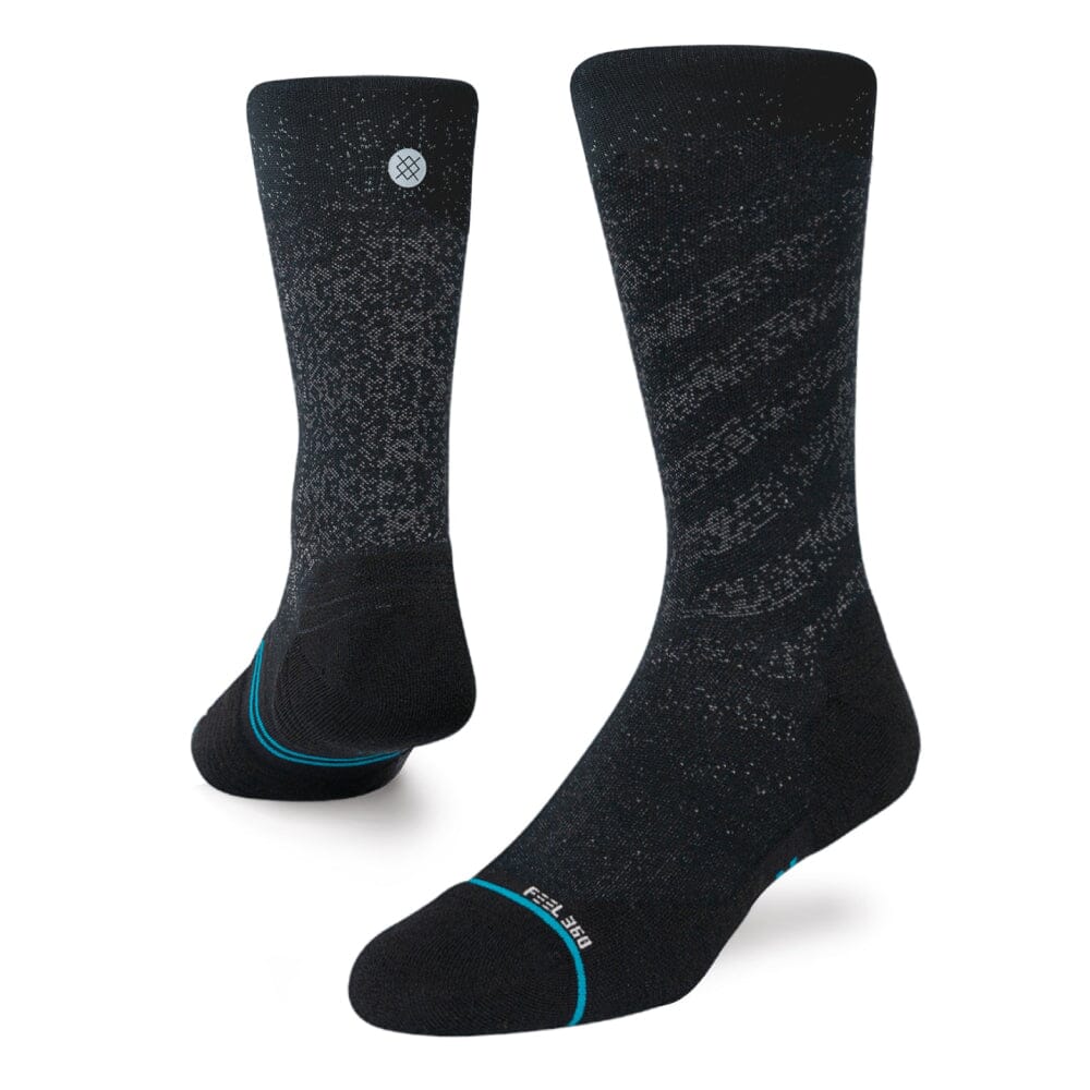 Stance Run Light Cushion Crew Socks - BlackToe Running#colour_black