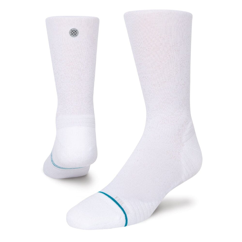 Stance Run Light Cushion Crew Socks - BlackToe Running#colour_white