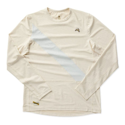 Tracksmith Men's Van Cortlandt Long Sleeve Men's Tops - BlackToe Running#colour_birch-sky-grey