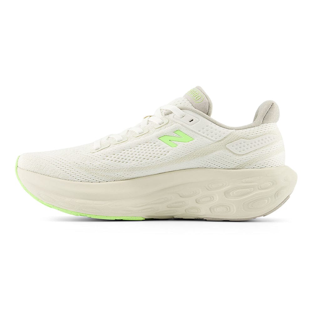 New Balance Women's Fresh Foam X 1080v13 - BlackToe Running#colour_moonrock-bleached-lime-glo-sea-salt