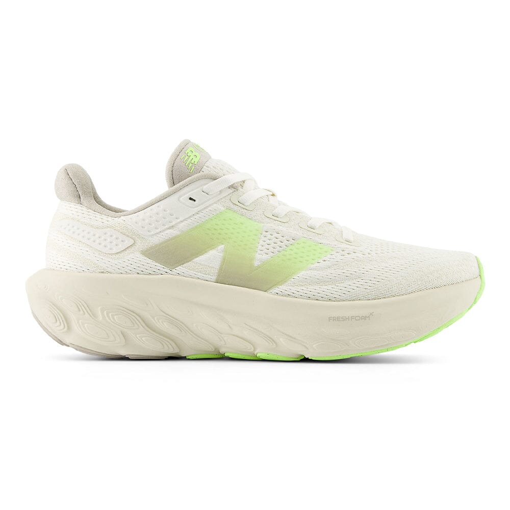 New Balance Women's Fresh Foam X 1080v13 - BlackToe Running#colour_moonrock-bleached-lime-glo-sea-salt