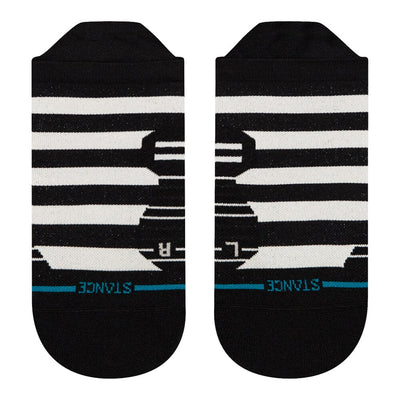 Stance Women's Run Lane Ultralight Tab Socks - BlackToe Running#colour_black