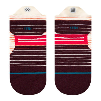 Stance Women's Run Micro Light Tab Socks - BlackToe Running#colour_magenta