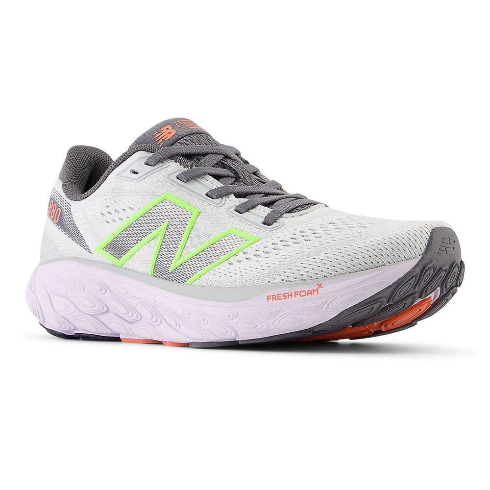 New Balance Women's Fresh Foam X 880v14 - BlackToe Running#colour_grey-matter-taro-bleached-lime-glo