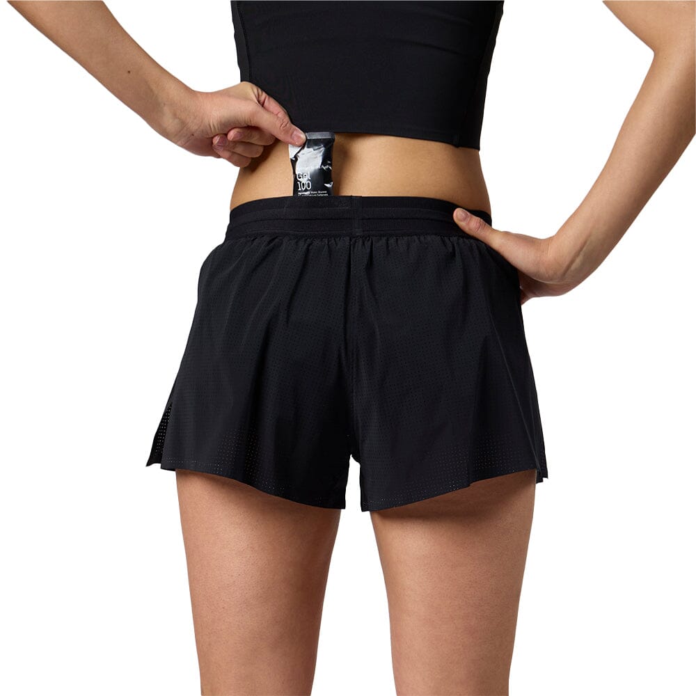 Bandit Running Women's VENTO™ 3" Splitty Short - BlackToe Running#colour_black