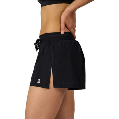 Bandit Running Women's VENTO™ 3" Splitty Short - BlackToe Running#colour_black