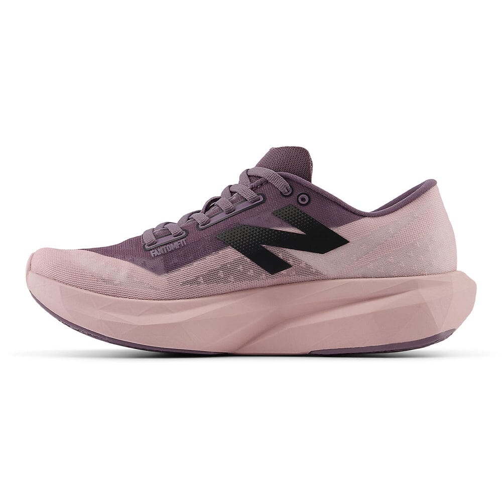 New Balance Women's FuelCell Rebel v4 - BlackToe Running#colour_twilight-haze-dark-ice-wine-black