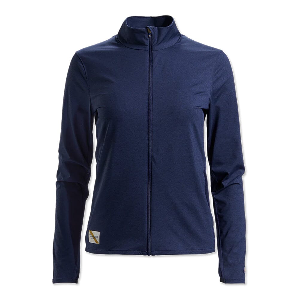 Tracksmith Women's Session Jacket - BlackToe Running#colour_navy