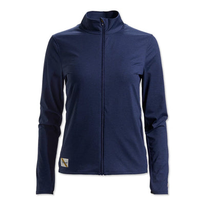 Tracksmith Women's Session Jacket - BlackToe Running#colour_navy