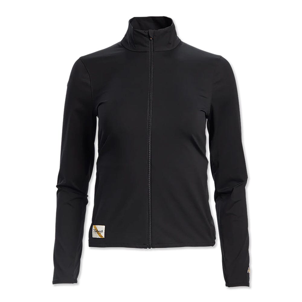 Tracksmith Women's Session Jacket - BlackToe Running#colour_black