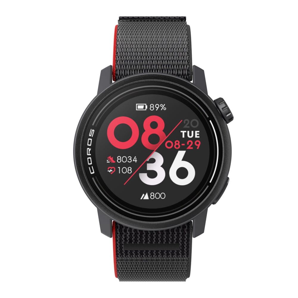 Coros PACE 3 Premium GPS Watch - BlackToe Running#colour_black-ink-with-nylon-band