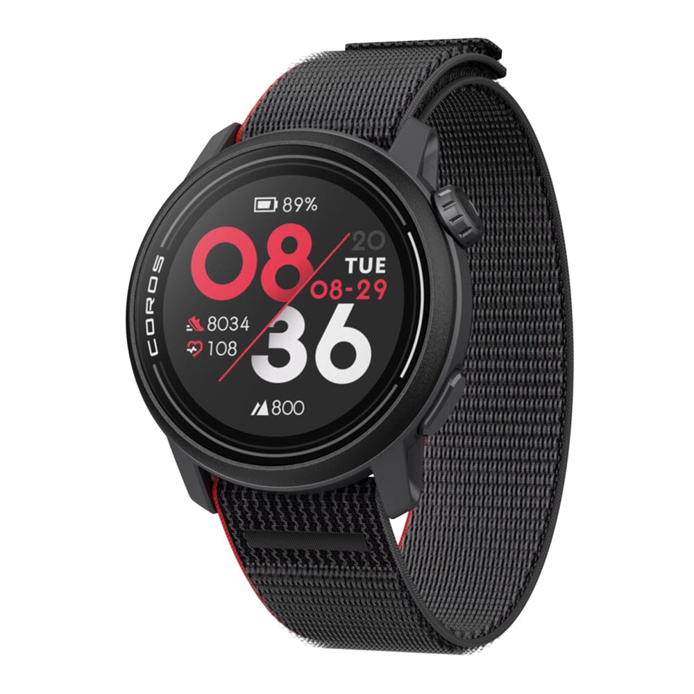 Coros PACE 3 Premium GPS Watch - BlackToe Running#colour_black-ink-with-nylon-band