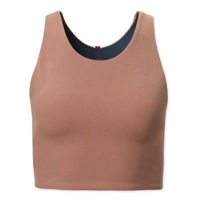 Tracksmith Women's Lane Five Crop Top Women's Tops - BlackToe Running#colour_macaron