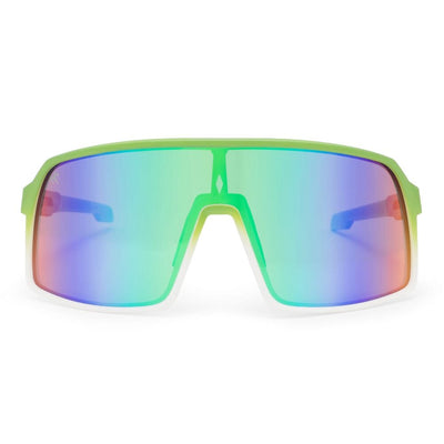 Marsquest Model S Sunglasses - White & Green - BlackToe Running
