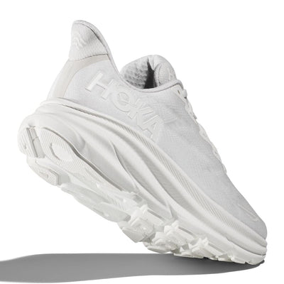 Hoka Women's Clifton 9 Women's Shoes - BlackToe Running#colour_white-white