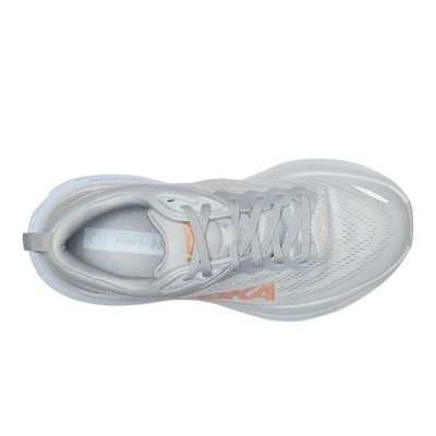 Hoka One One Women's Bondi 8 - BlackToe Running#colour_harbor-mist-lunar-rock