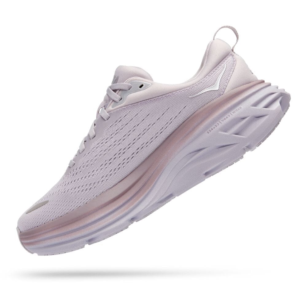 Hoka One One Women's Bondi 8 - BlackToe Running#colour_lilac-marble-elderberry