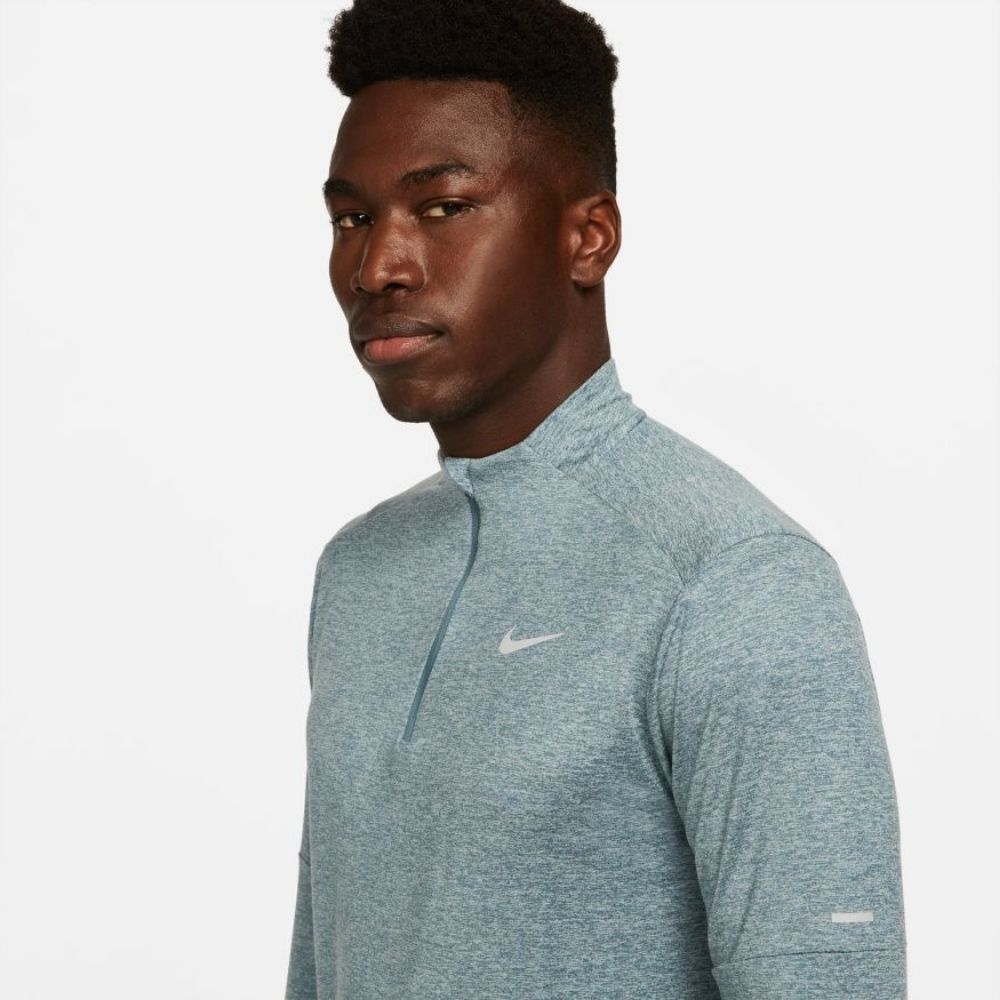 Grey nike half zip best sale