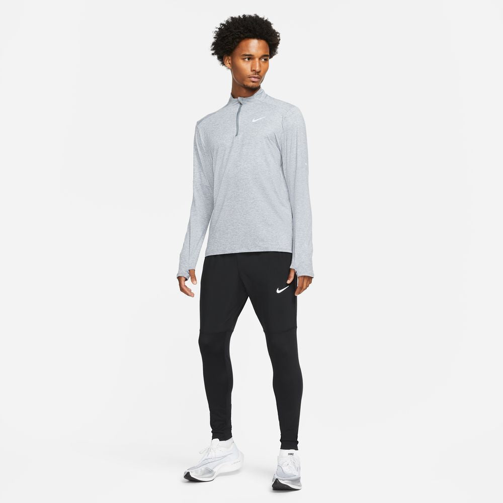 Nike Men's Element Half-Zip Running Top Men's Top - BlackToe Running#colour_smoke-grey-reflective-silver