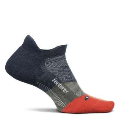 Feetures Elite Light Cushion No-Show Tab Socks - BlackToe Running#colour_maritime-navy