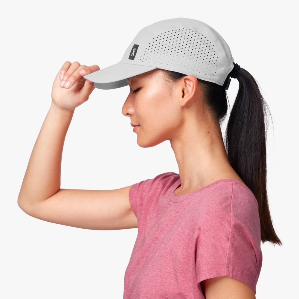 On Running Lightweight Cap Headwear - BlackToe Running#colour_grey