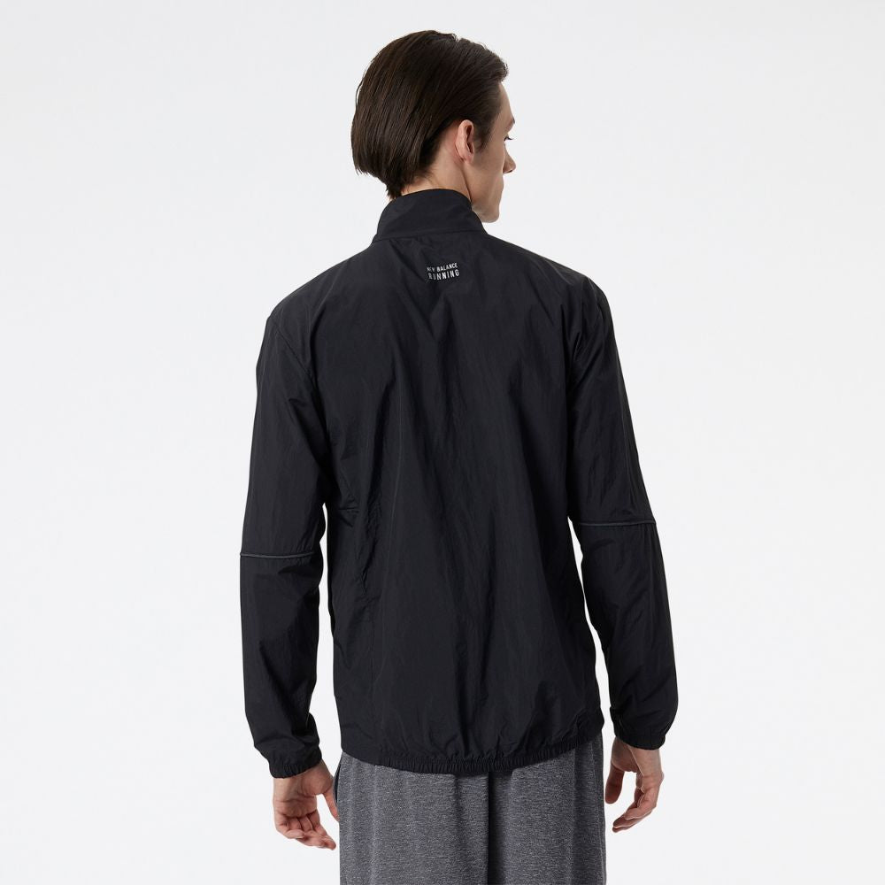 NWT Men's New Balance Impact Run Packable Hooded Jacket, Reflective, MSRP outlet $95.00