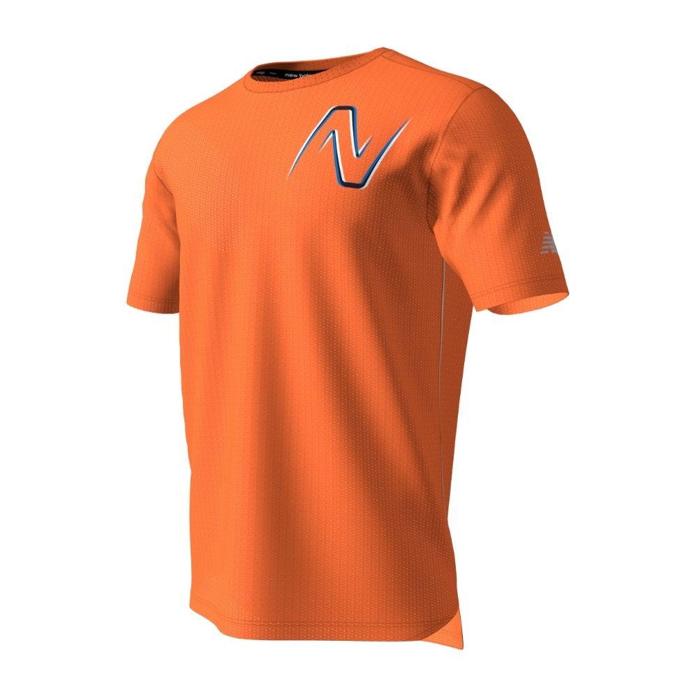 T-shirt New Balance Graphic Impact Run Sleeve - MT21277-VO2