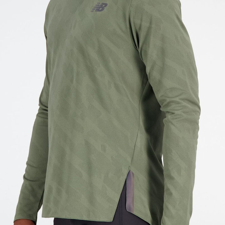 New Balance Men s Q Speed Jacquard Long Sleeve