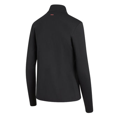 Saucony Women's Solstice 1/4 Zip - BlackToe Running#colour_black