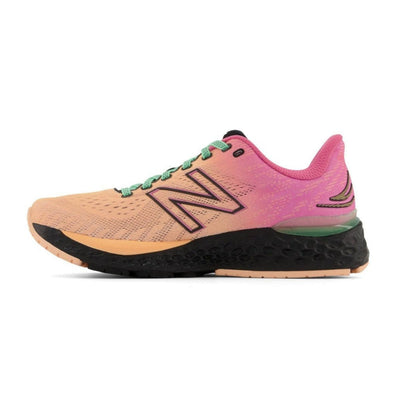 New Balance Women's Fresh Foam 880v11 Women's Shoes - BlackToe Running#colour_light-mango-sporty-pink-agave