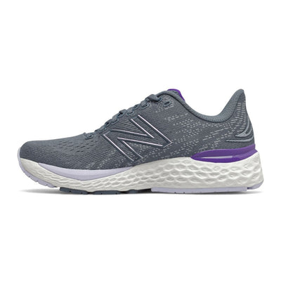 New Balance Women's Fresh Foam 880v11 Women's Shoes - BlackToe Running#colour_ocean-grey-deep-violet