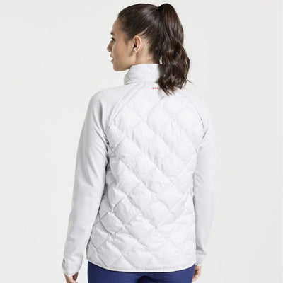 Saucony Women's Boulder Oysterpuff Jacket - BlackToe Running#colour_crystal