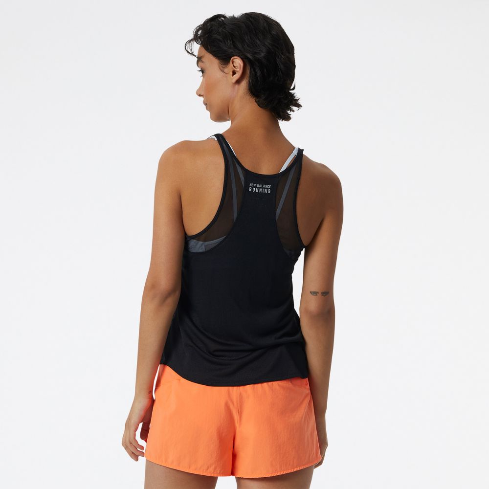 New Balance Impact Run Tank Top Women s L Libra Heather